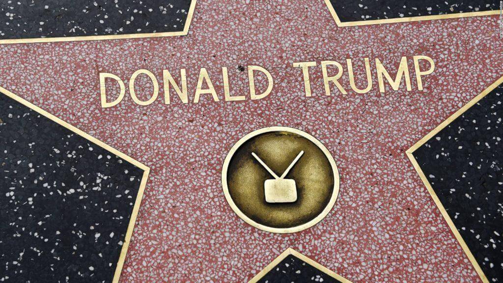 donald trump walk of fame star